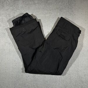 Columbia Sportswear Black Snow Ski Winter Pants Omni Tech Mens Large #2120